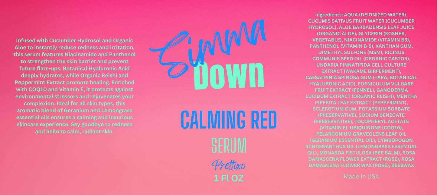 Simma Down Calming Red Serum