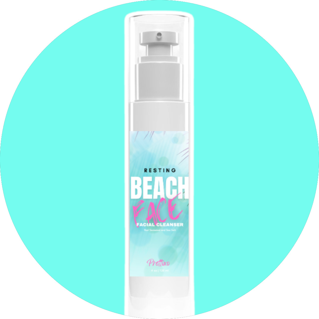 Resting Beach face moisturizer airless pump bottle